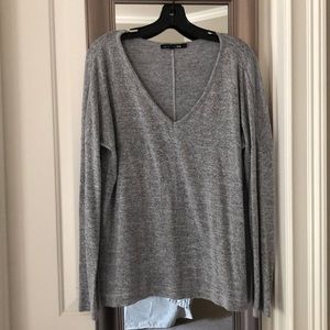 Rag and Bone Grey Pullover Top